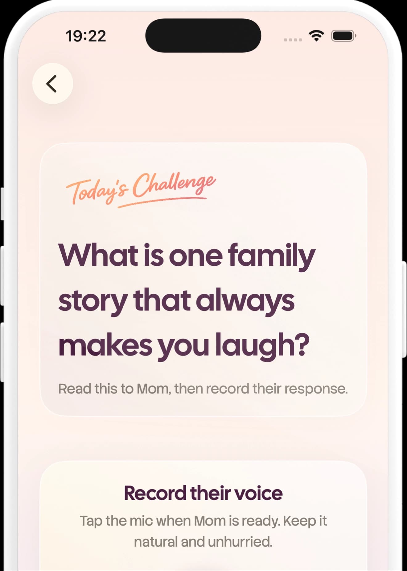 Before They Go app shown on a phone mockup